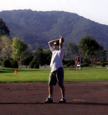 Steve pitching