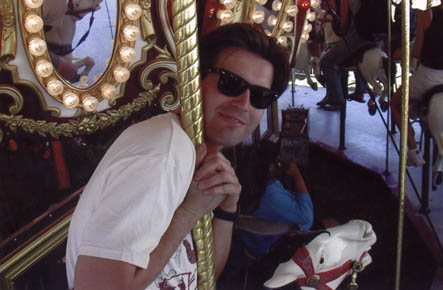 Steve on carousel