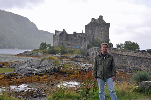 Steve at Eilean Donan Castle